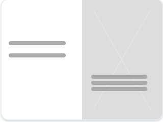 Split 50/50 layout thumbnail